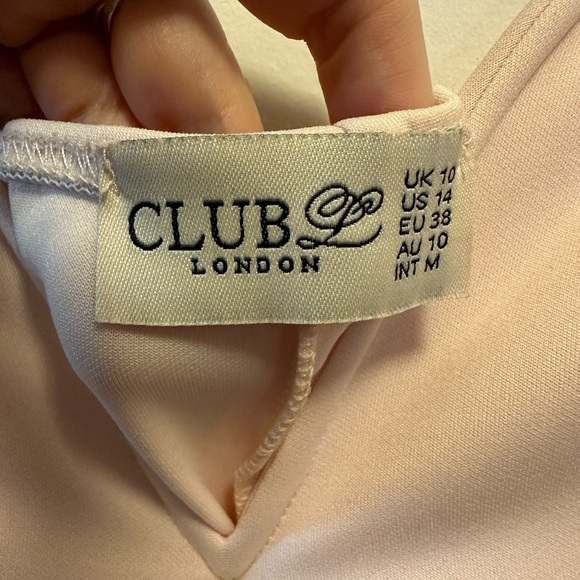 Pink Mermaid Formal Dress size 4 - Picture 3 of 6